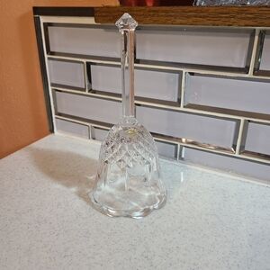 Unique Vintage Clear Glass Bell